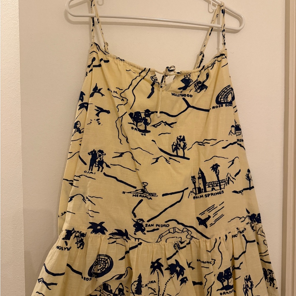Urban Outfitters Yellow Babydoll Dress